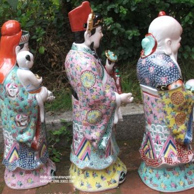 TƯỢNG TAM ĐA GỐM SỨ GIANG TÂY – MANG LẠI HẠNH PHÚC, TÀI LỘC, SỨC KHỎE CHO GIA CHỦ
